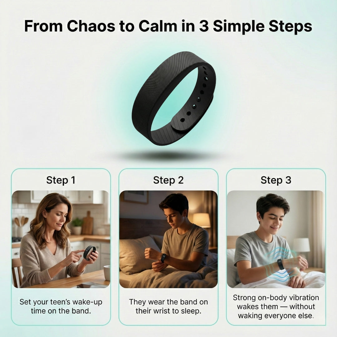 Wake-Up Alarm Band For Teens
